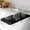 Black, variant on Kraus Self-Draining Silicone Dish Drying Mat or Trivet for Kitchen Counter in Dark Grey