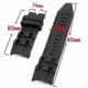 thumbnail image 2 of 26mm Rubber Black Watch Band For Invicta Pro Diver Collection Chronograph, 2 of 3