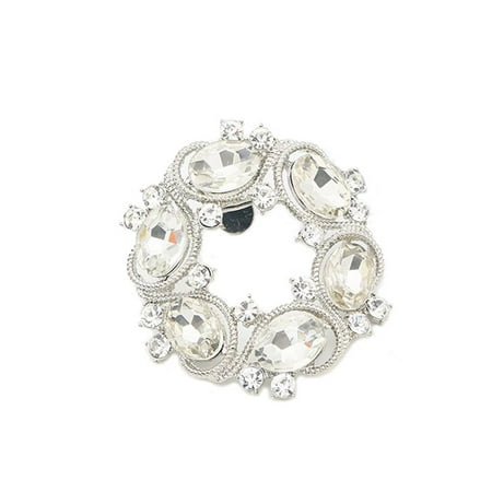 

1PC Accessories Bride Wedding High Heel Charm Buckle Shiny Clips Flower Clamp Shoe Decorations Clip SILVER