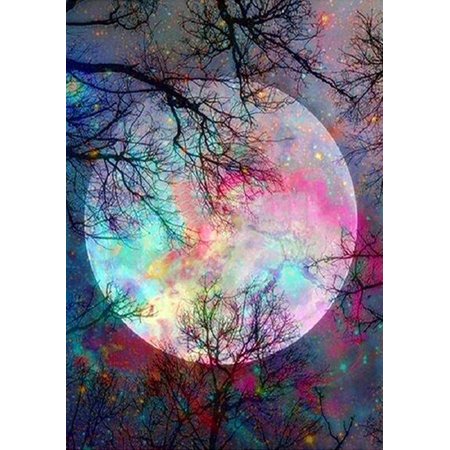 

Hayafir Diamond painting moon digital kit art craft home wall art decoration