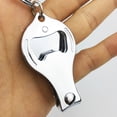 thumbnail image 1 of OUSITAID Nail Clippers Bartender Beer Bottle Opener Keychain Key Ring Filer Bar Club Tool, 1 of 6
