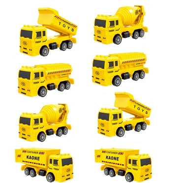 8PCS Construction Vehicles Playset for Boys and Girls Age 3 4 5 6 7 Years Old, Alloy Engineering Truck Toy Cars, Crane Excavator Dump Truck Cement, Educational Toys Christmas Birthday Gifts for Kids