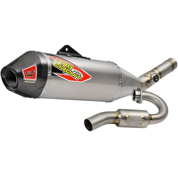 Pro Circuit Ti-6 Pro Titanium Full Exhaust System w/Carbon Tip (0322025FP)