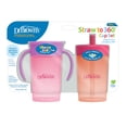 thumbnail image 2 of Juego de vasos Dr. Brown's Milestones Straw to 360°, 300 ml, color rosa, paquete de 2, 2 of 4