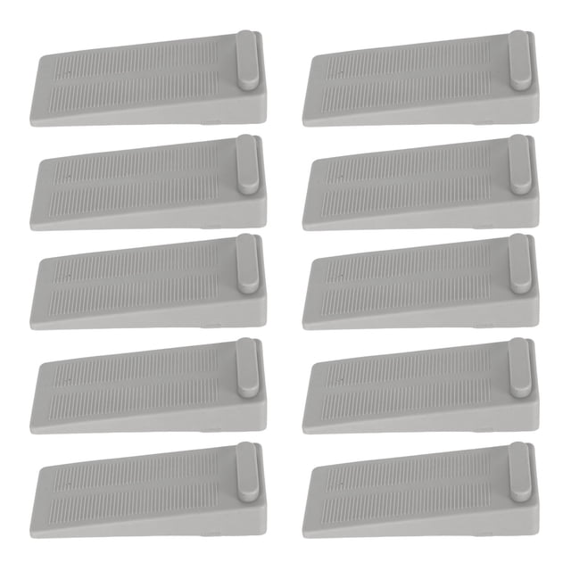 Tope de puerta de TPR, antideslizante, apilable, flexible y resistente al viento, para el hogar, la escuela y la oficina, 10 unidades, tipo 1