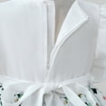 thumbnail image 5 of Wavsuf Toddler Girls Dresses Special Occasion Formal Sleeveless Green Princess Dress Size 7Y, 5 of 8