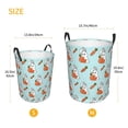 thumbnail image 2 of Lsque Rabbit Is Eating Carrots pattern Laundry Hamper Basket, Tall Woven Rope Hamper Basket for Clothes, Lightweight Storage Basket, Collapsible Waterproof-Medium, 2 of 8