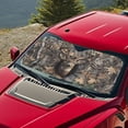 thumbnail image 5 of Xixirimido Car Windshield Sun Shade Foldable Sun Visor for Front Window Sunshade Universal Fit Most Truck SUV Vans Car Interior Accessories, Forest Camo Hunting Deer, 5 of 8