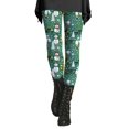 thumbnail image 5 of SNOWSONG Christmas Leggings for Women, Plus Size Leggings Women High Waisted Workout Pants Tummy Santa Print Holiday Legging Tights, Womens Leggings, Tummy Control Leggings Blue L, 5 of 7