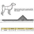 thumbnail image 2 of 1. Consejos: Al medir el cuello de su mascota, deje un espacio de dos dedos para que sea más cómodo y adecuado para la mayoría de los tamaños de mascotas., 2 of 5