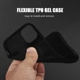 thumbnail image 2 of Kaleidio Case For iPhone 12 Pro Max (6.7") [Wrap] Flexible See-Thru TPU Gel Slim Fit Skin Cover [Black], 2 of 5