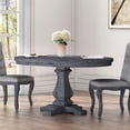 thumbnail image 2 of GDF Studio Carrick Rustic Wood Expandable Oval Dining Table, Gray, 2 of 8