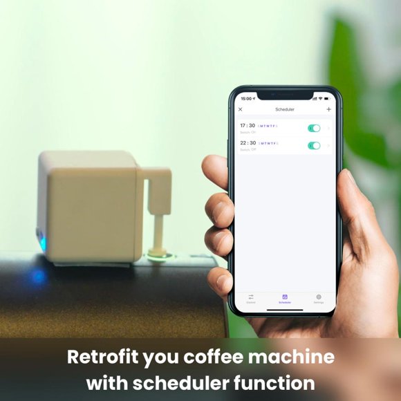 Bouton Poussoir Intelligent avec Batterie Intégrée Wi-Fi Minuterie Intelligente pour Ventilateur/porte Cloche/machine à Café Type 3