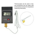 thumbnail image 5 of 10pcs K Type Thermocouple Mini Connector Temperature Sensor Fiberglass 1.6ft -50 to 400°C(-58 to 752°F), 5 of 6