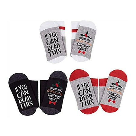 1 Pair Hallmark Movies Socks Fashion Christmas Leave Me Alone I Am Watching Movies Sock- (Best App For Watching Stock Market)
