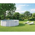 thumbnail image 2 of Intex: Prism Frame Premium Pool Set - Chevron, 16ftx48in, Above Ground Swimming Pool, Cartridge Filter Pump, Puncture Resistant, T-Joint Snap Assembly, 2 of 8