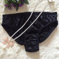 thumbnail image 1 of Ropa interior sexy brillante y sólida Fule, tangas suaves, bragas de seda para mujer, transpirables, 1 of 8