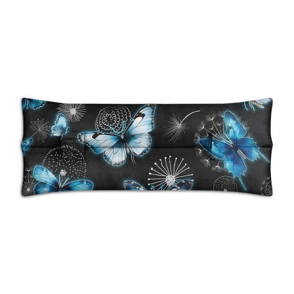 Hand-Drawn Butterfly Graphic Seatbelt Pillow - Post-Surgery Recovery Cushion for Mastectomy - Soft Car Travel Pressure Relief Pad