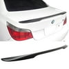 Ikon Motorsports Compatible with 04-10 BMW E60 5-Series Sedan High Kick Performance Style Trunk Spoiler Wing