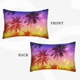 thumbnail image 4 of Bixox Palm Trees at Sunset Printed Pillow Protector,Super Soft Ideal for Home,Guests,Rentals - 14"x20", 4 of 8