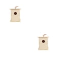 thumbnail image 1 of Billuyoard Alimentador de pájaros de con cordón para exteriores, suministros para mascotas sin terminar, pajarera colgante para el hogar, Tipo3 2piezas, 1 of 6
