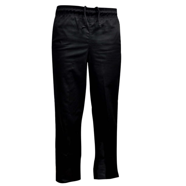 Natural Uniforms NATURAL UNIFORMS BLACK CHEF PANTS SIZES XS5XL