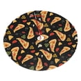 thumbnail image 2 of Christmas Tree Skirt, Cute Pizza Cheese Pepper Soft Plush Christmas Tree Decorations Indoor, Tree Skirts Mat for New Year Halloween Holiday Christmas Party Decor 30", 2 of 6