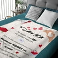 thumbnail image 3 of Mothers Day Blanket Gifts for Mom,Mom Gifts,Throw Blanket is Super Soft and Warm,All-Season Use, I Love You Mom Blanket, Birthday Gifts 40"x30"for Pet, 3 of 6