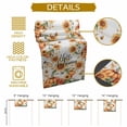 thumbnail image 5 of Fall Pumpkin Table Runner, Autumn Thanksgiving Kitchen Dining Table Decoration for Home Party Decor 13x60 Inches, 5 of 9