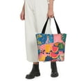 Bingfone Colorful Summer Fruit Table Women Shoulder Tote Bags Casual