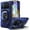 Blue, variant on Nagebee Phone Case Compatible for Samsung Galaxy A14 5G with Tempered Glass Screen Protector (Full Coverage), Full-Body Protective [Military-Grade] Magnetic Car Mount Ring Holder Durable Case (Black)