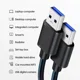 thumbnail image 5 of Cable de extensión USB 3,0 Extra largo, Cable de transferencia de datos de alta velocidad macho A macho para teclado de radiador, extensor de disco duro, 5 of 5