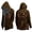 Brown-K, variant on Kcolen Men Norse Viking Hooded Cardigan, Halloween Graphic Print Mid-Length Open Front Coat for Halloween Party Motorcycle Wear