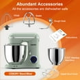 thumbnail image 5 of CEBORY 3-IN-1 Stand Mixer, 6.5 QT Tilt-Head 10-Speed Food Mixer, Kitchen Electric Mixer with Dough Hook, Beater, Whisk, Bowl for Most Home Cooks, 5 of 7