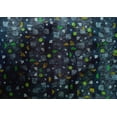 thumbnail image 4 of oneOone Cotton Silk Midnight Blue Fabric Geometric Texture Craft Projects Decor Fabric Printed By The Yard 42 Inch Wide, 4 of 4