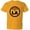 Gold, variant on ™ Mens From Born Made In Louisiana LA Logo Label HQ Tee