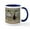 White/Navy Inside, variant on CafePress - Cajas Llamas Mugs - 11 oz Ceramic Mug - Novelty Coffee Tea Cup