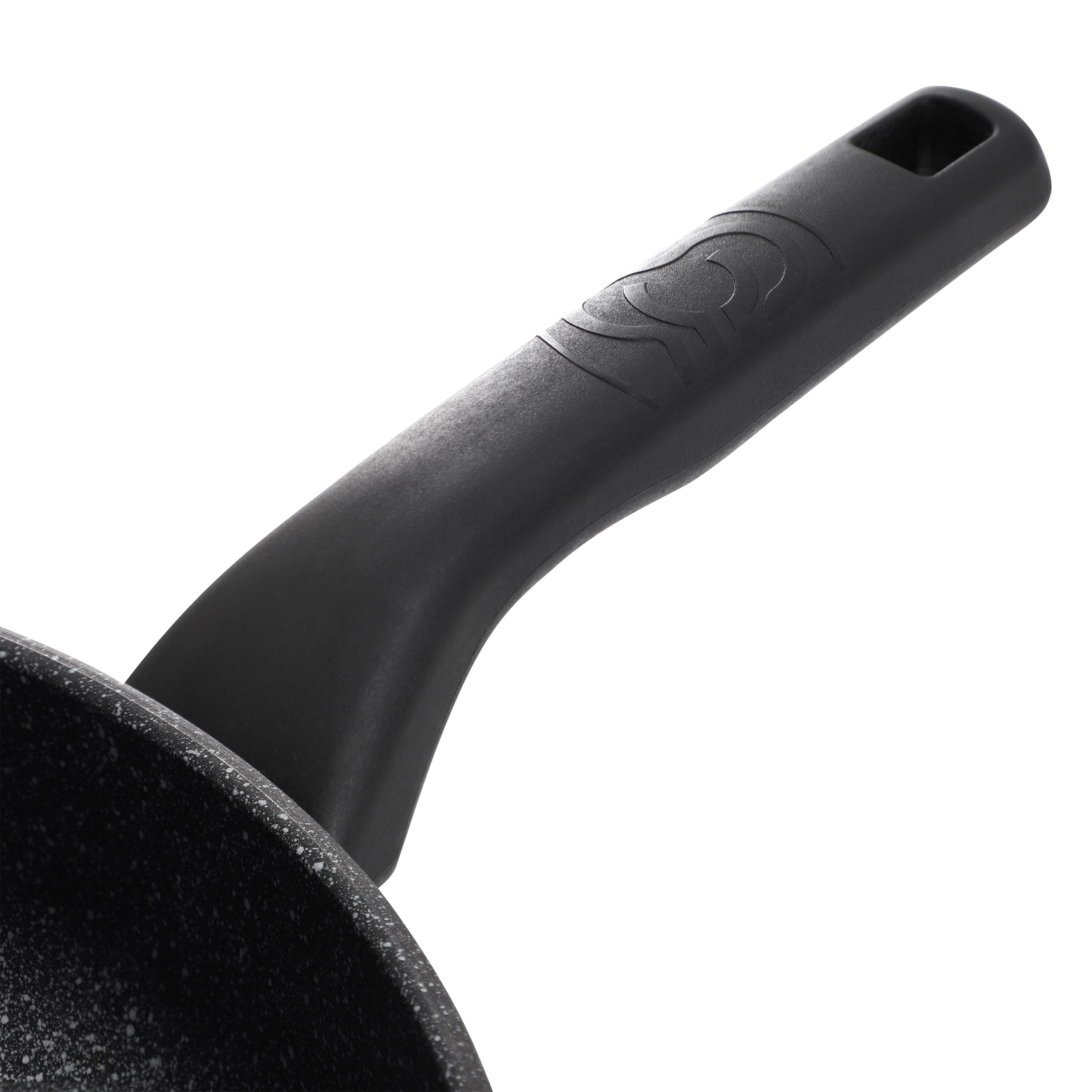 Korkmaz Ornella Nonstick 10 Inch Aluminum Frying Pan in Granite Black