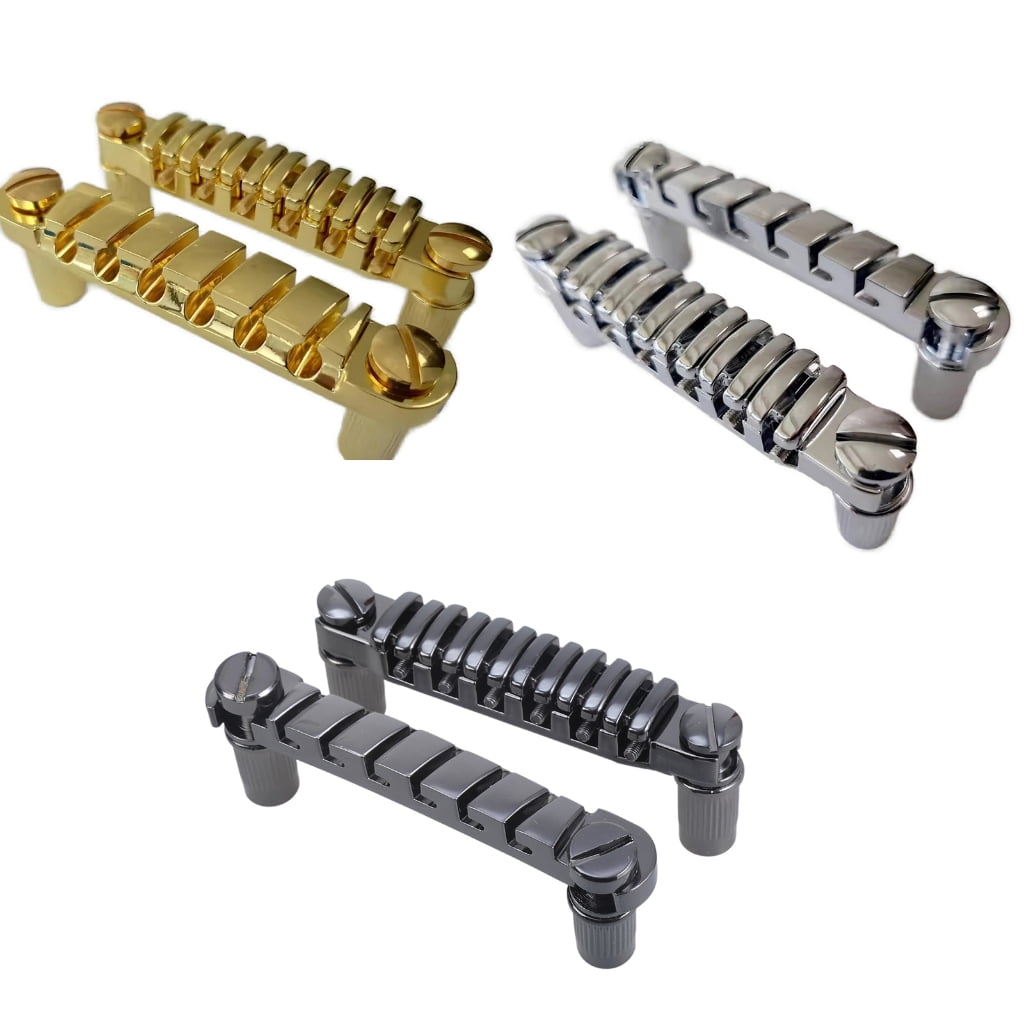 Yokua Quik Change Bridge Tailpiece Replacement Electric Guitar Bridge Tailpiece