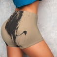 thumbnail image 4 of Fotbe Child And Lion Sketch Shorts Sin Costuras – Shorts Deportivos de Cintura Alta para Mujer, Elásticos para Gimnasio, Yoga, Running o Ciclismo-Medium, 4 of 8