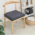thumbnail image 3 of 4 Uds. Fundas para asientos de sillas, fundas de asiento de silla con funda extraíble Jacquard, funda elástica para asiento, Protector para silla de comedor, 3 of 5