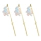 thumbnail image 2 of Juguetes interactivos con plumas para gatos, juguetes resistentes para gatitos con varilla larga y juguete para gatos. cactus amarillo, 2 of 9