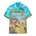 thumbnail image 3 of Camisa hawaiana de dibujos animados para hombre, blusa para hombre, estampado informal de perros en 3D, camisetas casuales de manga corta para hombre, ropa de calle de verano, 3 of 5