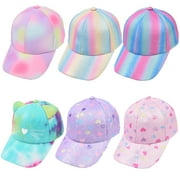 Girls Boys Baseball Cap Adjustable Sun Hat Summer Beach Play Hat Outdoor