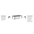 thumbnail image 4 of Homestyles Sustain Wood Outdoor Coffee Table in Gray, 4 of 25