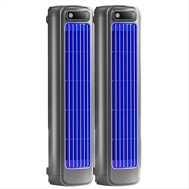 Ventilador Silencioso de Alta Potencia Eólica, Batería de Larga Duración, Ventilador de Torre de Escritorio para Oficina, Ventilador USB Portátil de Montaje en Pared