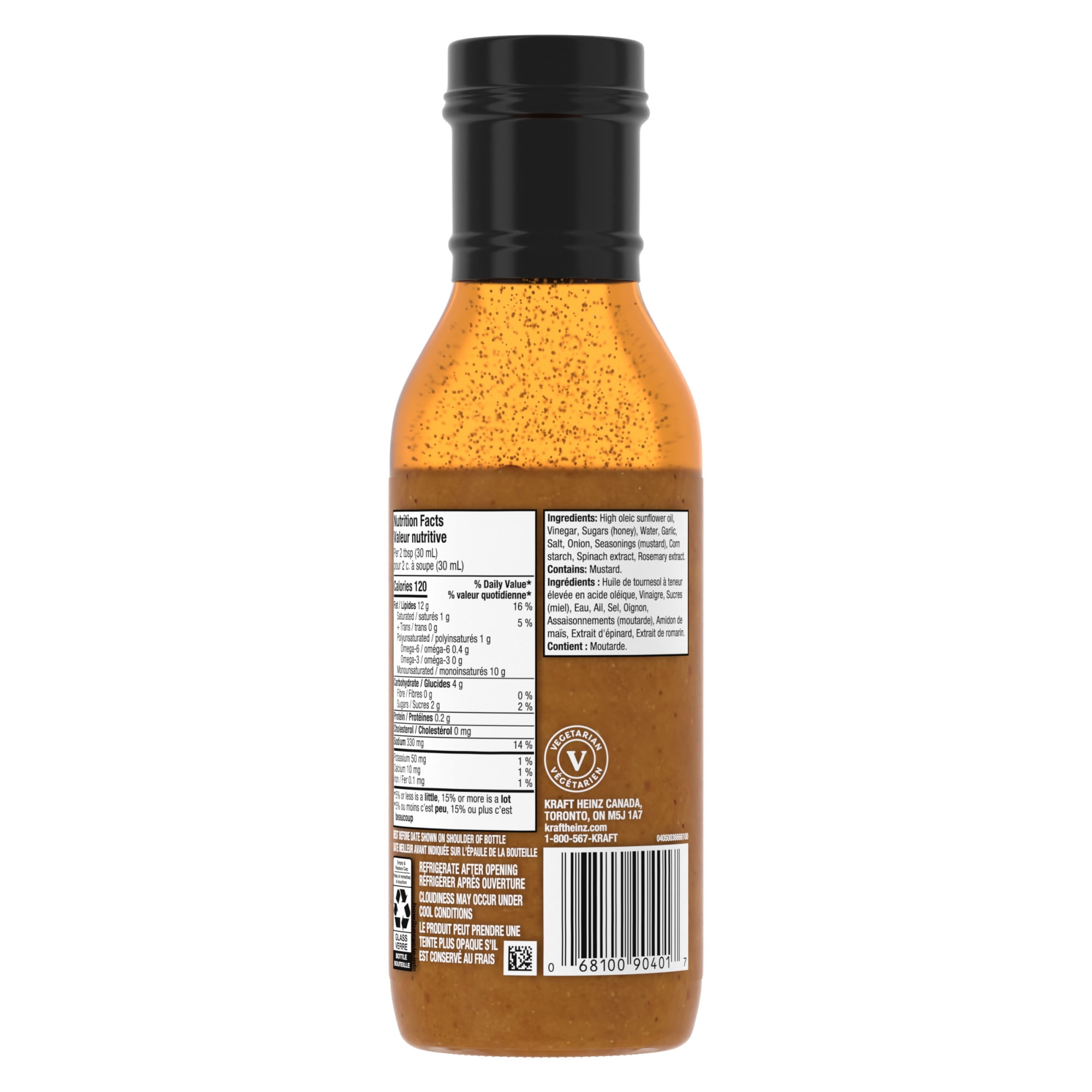 Vinaigrette Et Marinade Italienne Classique Pure J.L. Kraft, Bouteille