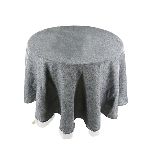 Wosthever Cubierta de resistente a las manchas de poliéster para reuniones familiares, fácil de lavar y transpirable, cómoda Mostrada gris