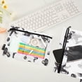 thumbnail image 2 of FORMRS 2 Pack Pencil Pouch for 3 Ring Binder with Clear Window Zipper Case, Football Player Pattern, 2 of 6