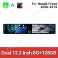 thumbnail image 3 of ZWNAV Dual 12.3 inch Screen Car Radio For Honda Freed 2008-2013 Android GPS Navigation Multimedia Video Player Stereo Receiver Head Unit, 3 of 15